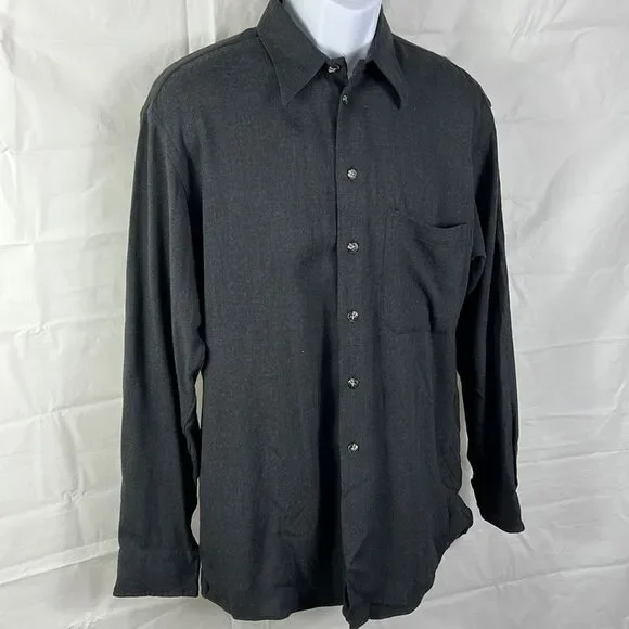 kenneth gordon dress shirts Wrinkle-Free Royal Oxford Cotton Sport Shirt in Blue by Kenneth Gordon